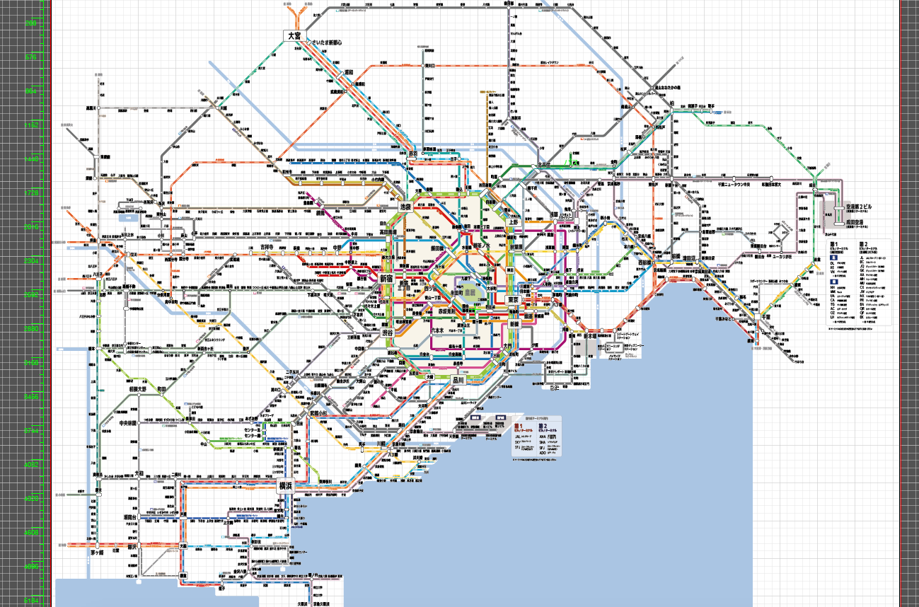 東京の鉄道路線図svgを作りました パブリックドメインで配布します Liner Note